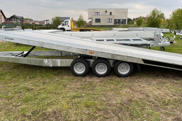 LAWETA GT KIPPBAR 580/3 3500kg Hydrauliczna, podłoga ALUMINIOWA