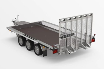 MOCNA przyczepa do przewozu minikoparki pełny trap 400x180 3500 kg