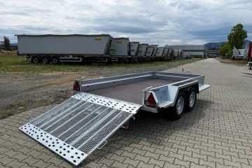 Przyczepa pod koparki MK350TH pełny trap / MK350TH_ND najazdy dzielony