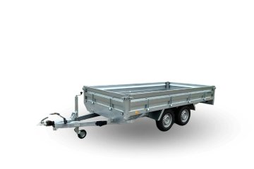 Przyczepa samochodowa HOCHLADER koła pod podłogą 370x180 burta 35cm